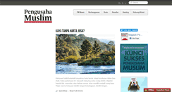 Desktop Screenshot of majalah.pengusahamuslim.com