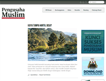 Tablet Screenshot of majalah.pengusahamuslim.com